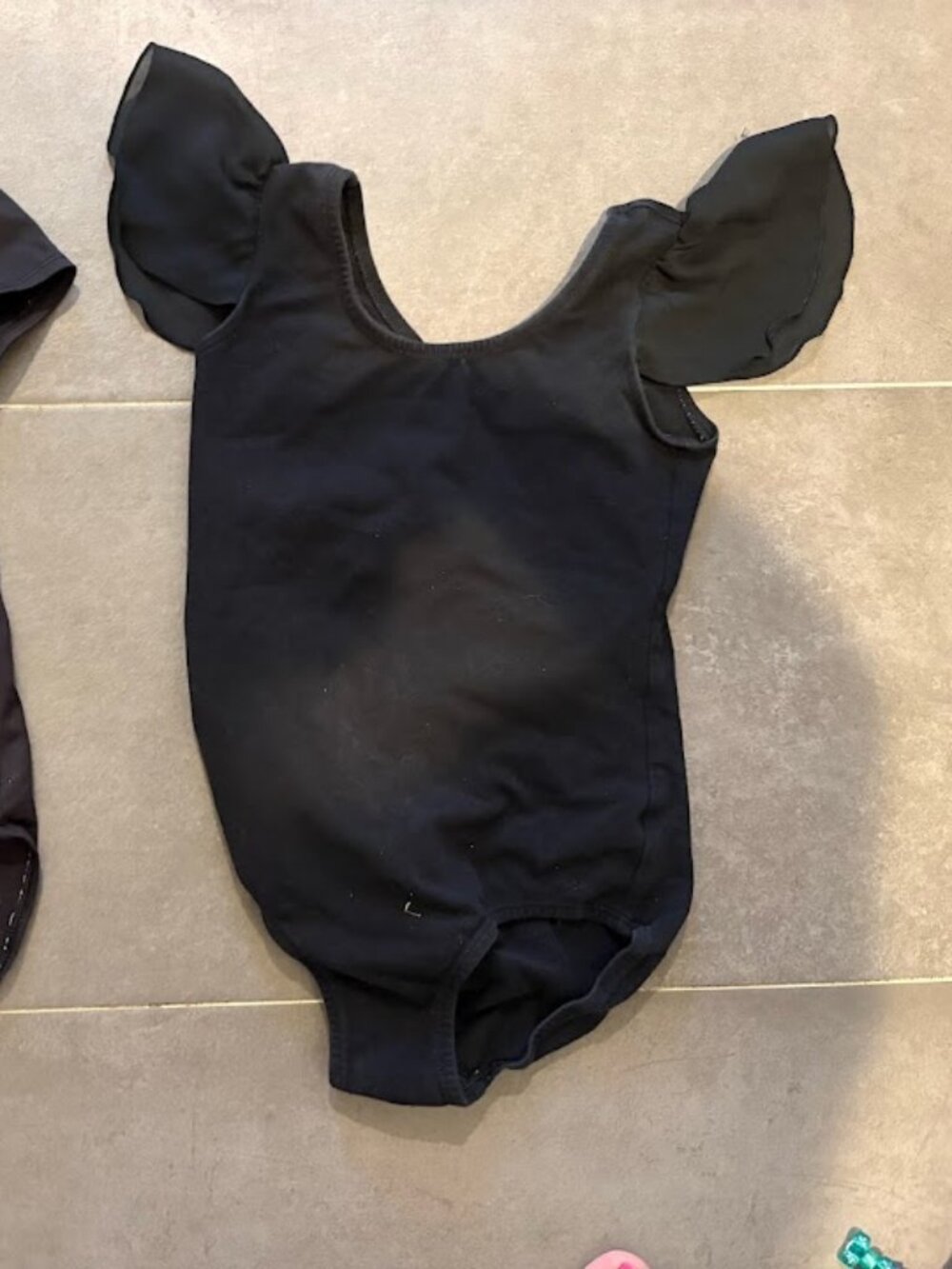 Stelle Black Dance Leotard Size 110 (US Size 5)